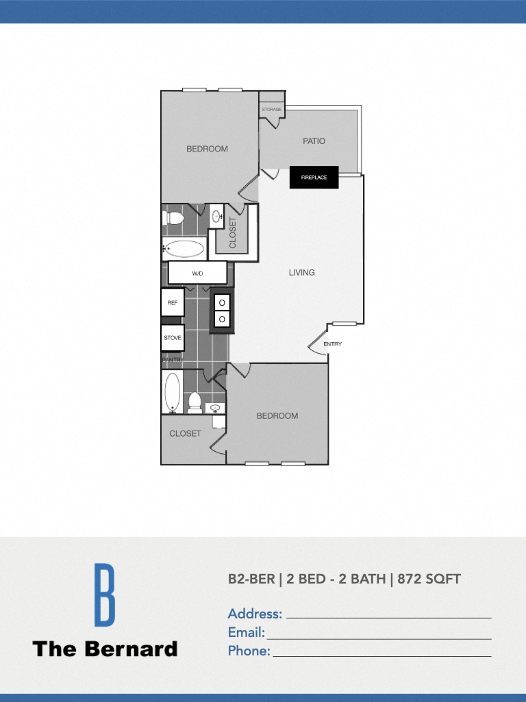 The Bernard B2 Floor Plan